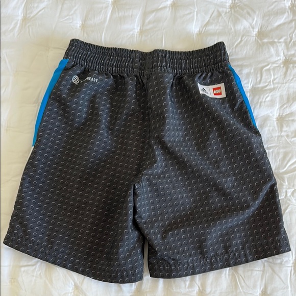 Adidas Boys Lego Shorts Black and Blue - Size 9/10 - Picture 2 of 6
